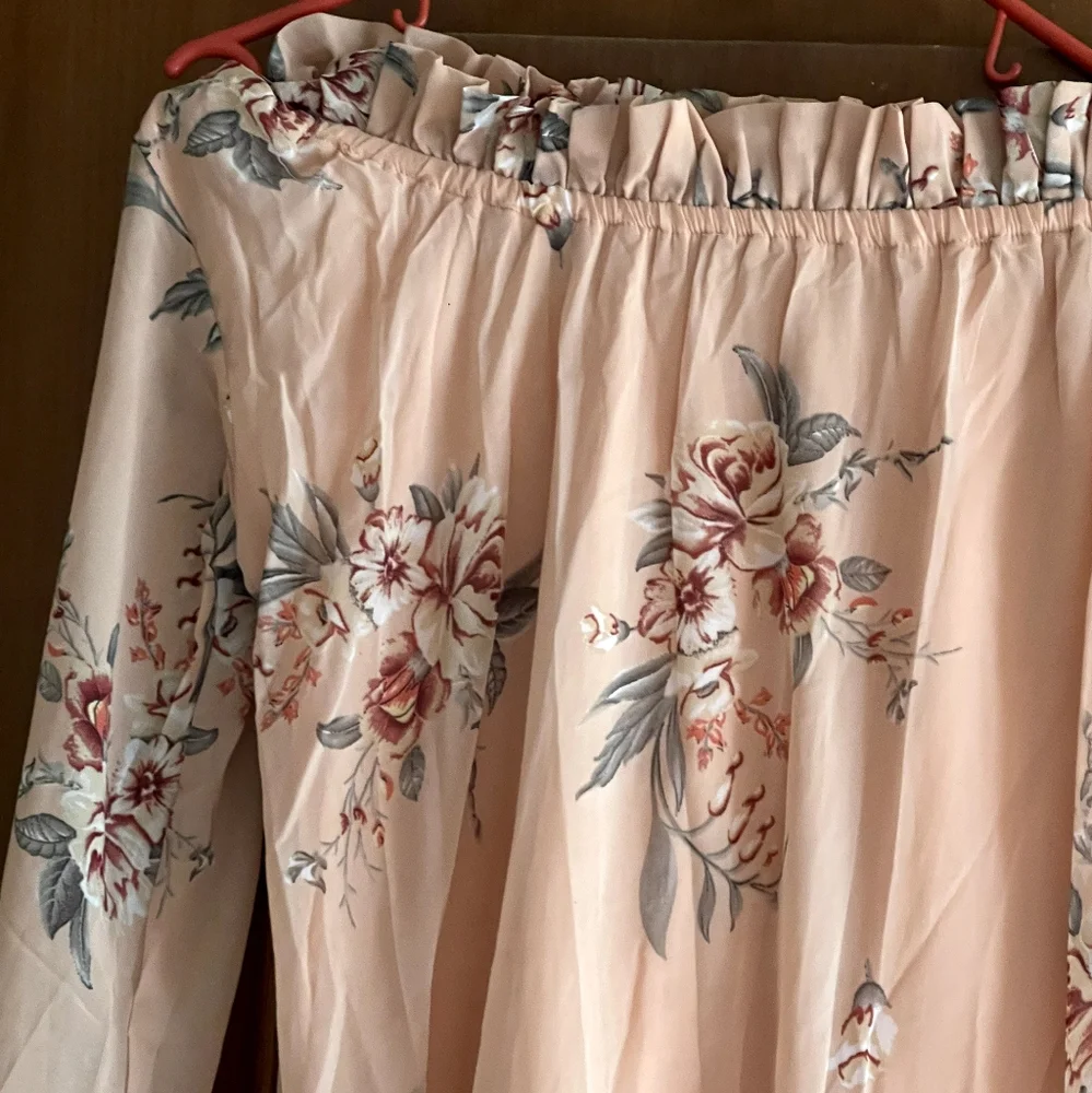 One shoulder floral print dress - Picture 4 of 4